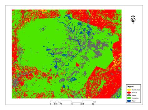 Landuse Landcover Of Yankari Game Reserve For The Year Source