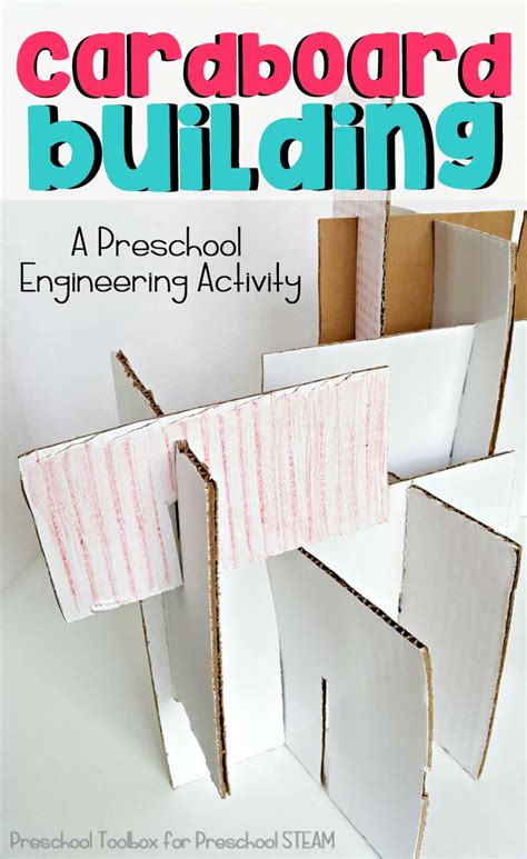 Easy DIY Cardboard Building for Preschoolers