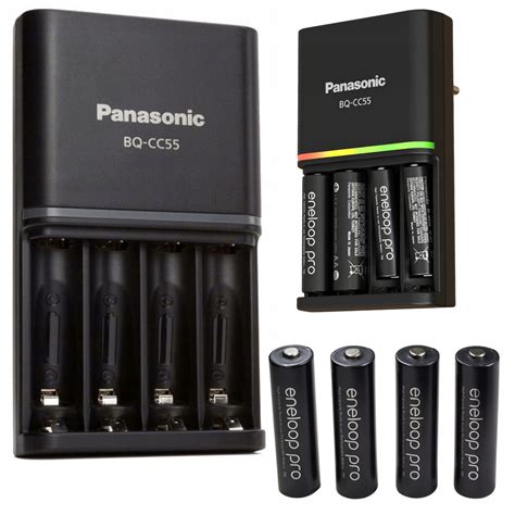 Ładowarka Panasonic Bq Cc55 4 X R6 Aa Eneloop Pro 2500 Mah Sklep