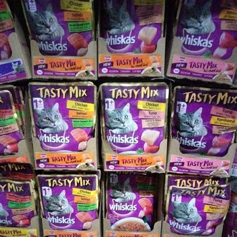 Jual Whiskas Tasty Mix 1 Whiskas Pouch 80 Gr Makanan Kucing Basah