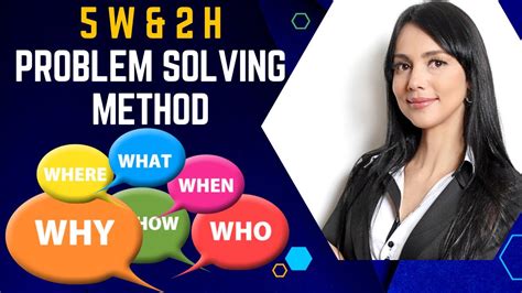 5W and 2H Problem Solving Method - #5w2h How to Define a Problem - YouTube