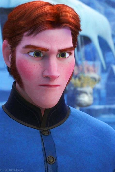 An Animated Character With Red Hair And Green Eyes