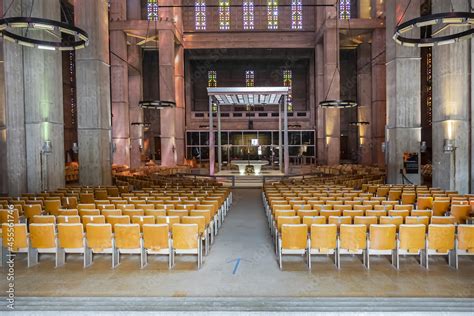 Interior Of St Joseph S Church Eglise Saint Joseph Du Havre By Auguste