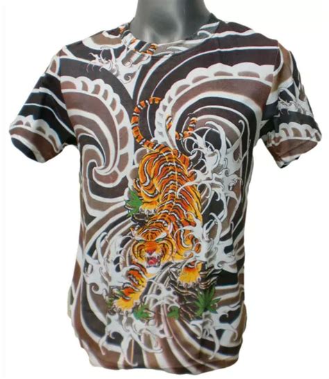 Tiger Tora Tattoo Irezumi Japanese Samurai Yakuza Art Print Men T Shirt