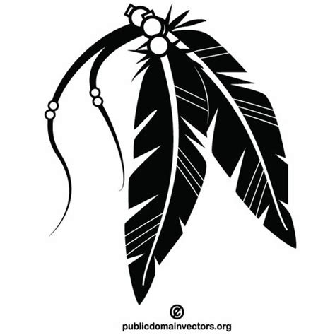 Tribal Feather Vector