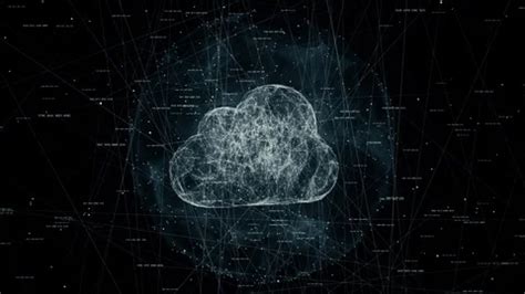 cloud computing, tech animation of cloud... | Stock Video | Pond5