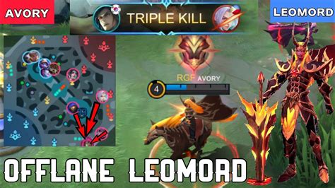 Vs Triple Kill Offlane Leomord Gameplay Top Global Leomord Avory