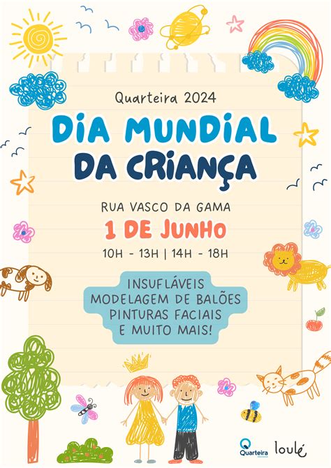 Dia Mundial da Criança vai ser celebrado muita animação em