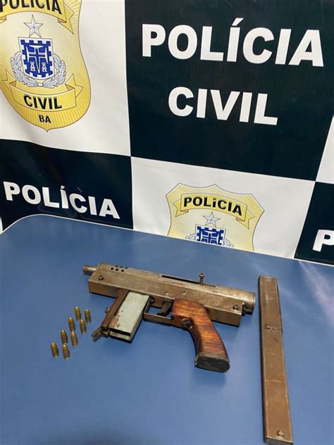 Polícia Civil Apreende Submetralhadora 9mm Que Seria Utilizada No