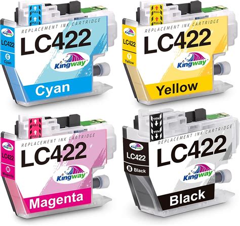 Kingway Lc Ink Cartridges Replacement For Brother Lc Xl Lc Val