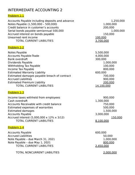 Intermediate Accounting Valix Solution Manual Accounts Payable