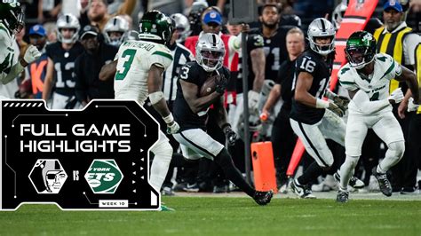 Raiders 2023 Week 10 Highlights vs. Jets | Full game highlights from ...