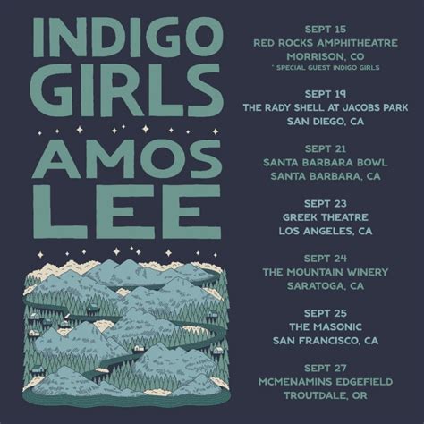 Indigo Girls and Amos Lee Announce Co-Headlining 2024 Tour