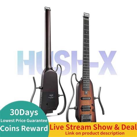 In Stock 38 Inch DONNER HUSH X HUSH I Ultra Light Electric Guitar