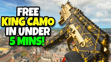 Free Rare King Camo In Under Mins You Dropped This Camo Cdl Camo