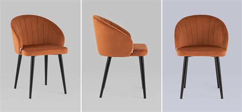 Стул Balsari Chair Терракотовый Велюр по цене 10 000 руб. купить в ...