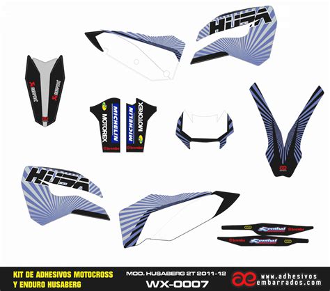 Kit De Adhesivos Para Husaberg T Husa Adhesivosembarrados