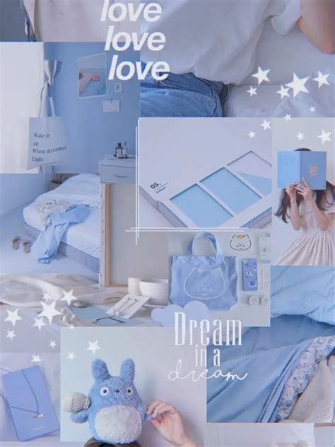 Wallpaper Aesthetic Biru - Carian Lemon8