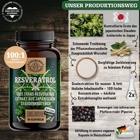 Scheunengut Resveratrol Der Original 100 1 Trans Resveratrol Extrakt