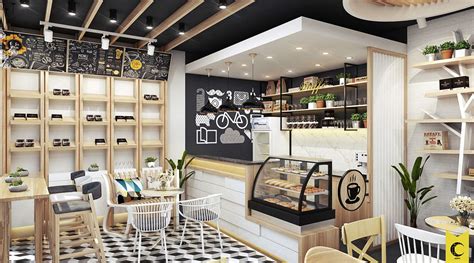 MINI CAFE on Behance | Mini cafe, Cafe interior design, Cafe shop design