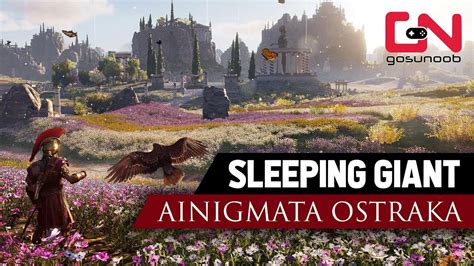 Ac Odyssey Fate Of Atlantis Sleeping Giant Ainigmata Ostraka Location Youtube