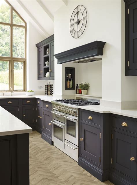 Modern Country Kitchen Design Black Shaker Kitchens Tom Howley