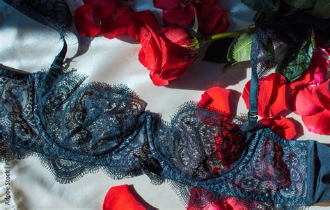 Foto De Vintage Bra With Oldest Vintage Lace Beautiful And Passion Lingerie Do Stock Adobe Stock