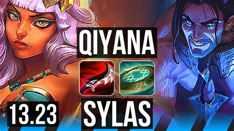 QIYANA Vs SYLAS MID 9 0 0 1500 Games 1 6M Mastery Legendary