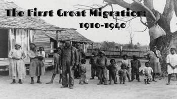 Black History: The Great Migration (1910-1970) | TpT