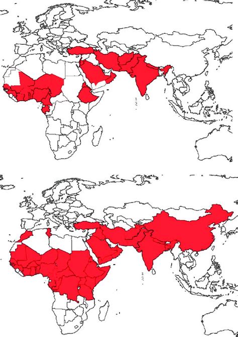 Distribution And Spread Of Peste Des Petits Ruminants Ppr The Maps