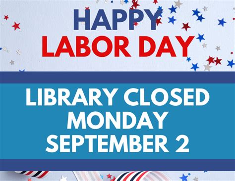 Library Closed For Labor Day City Of Carmel