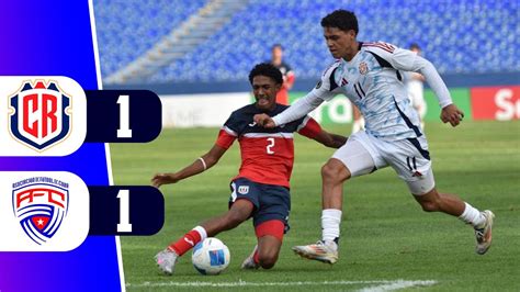 COSTA RICA IGUALA 1 1 ANTE CUBA POR EL PREMUNDIAL SUB 20 CONCACAF