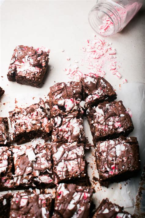 Loaded Peppermint Brownies Blue Bowl Recipes