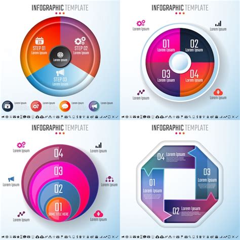 Plantilla de diseño de infografías Vector Gratis