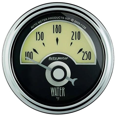 Auto Meter Ecklers Cruiser AD Series 2 1 16 Inch Water Temperature