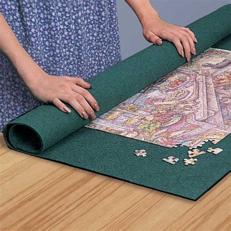 Jigsaw Roll Up Felt Puzzle Mat Roll Up Puzzle Mat Walter Drake