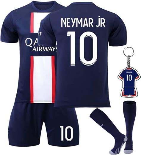 22 23 París Camiseta del Mbappé Messi Neymar de Fútbol para Niño