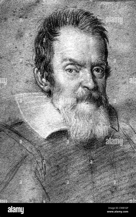 Galileo Galilei Portrait Banque Dimages Noir Et Blanc Alamy