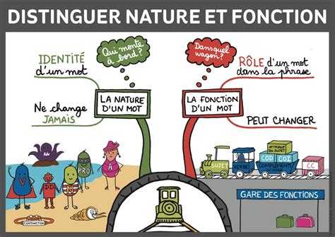 NATURE ET FONCTION GRAMMATICALES Mes Cartes Mentales