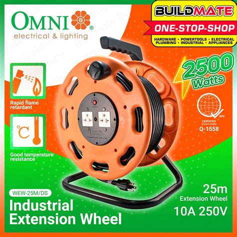 Omni Industrial Extension Cord Wheel Power Strip M A V Heavy