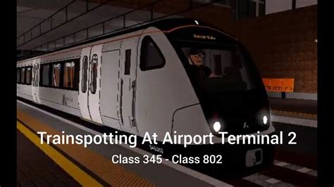 Trainspotting At Airport Terminal 2 SCR Trainspotting 3 YouTube