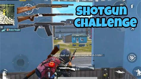 Shotguns Only Challenge 😬😬 Squad Rekt Pubg Mobile Youtube