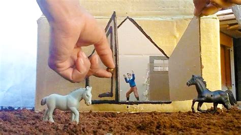 Amazing Horse Stable Craft From Cardboard Star X Diy Crafts Youtube