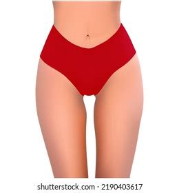 Beautiful Woman Red Bikini On White Stock Vector Royalty Free Shutterstock