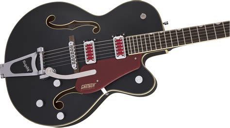 Gretsch G5410t Electromatic Rat Rod Hollow Body Bigsby Matte Black Semi Hollow Electric Guitar