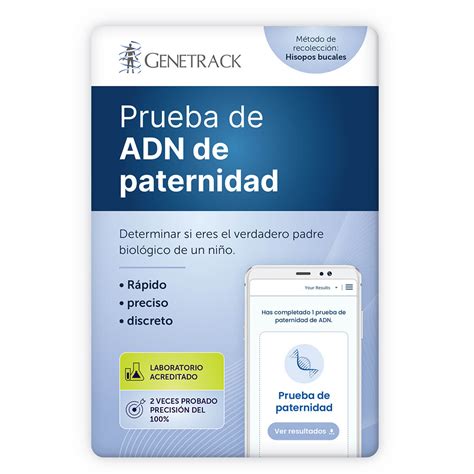 Prueba De Paternidad Genetrack Colombia