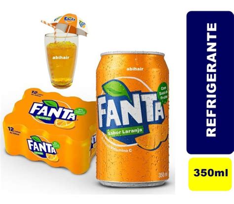 6 Refrigerante Fanta Laranja 350ml Unid Original MercadoLivre