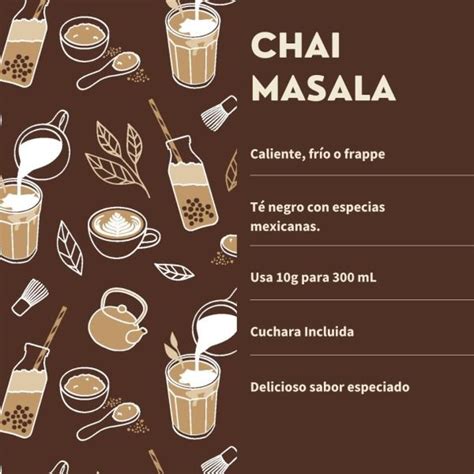 Chai Masala En Polvo Sin Az Car Con Especias Naturales Matcha M Xico