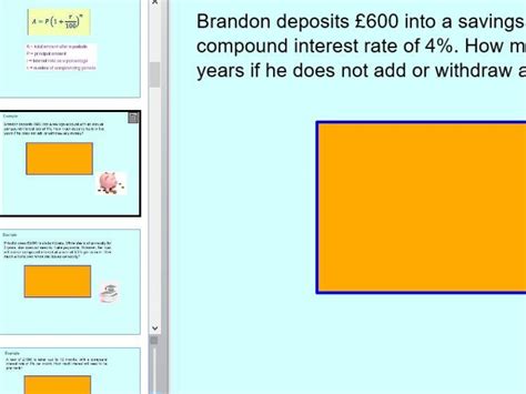 Compound Percentages Full Lesson GCSE Maths Interest Depreciation