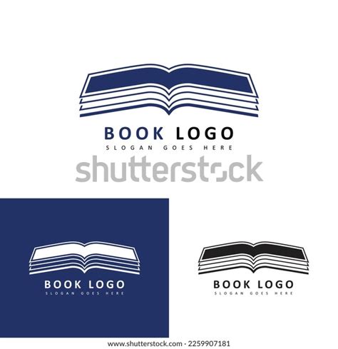 Vector Illustration Bookstore Logo Education Smart Stock Vector ...